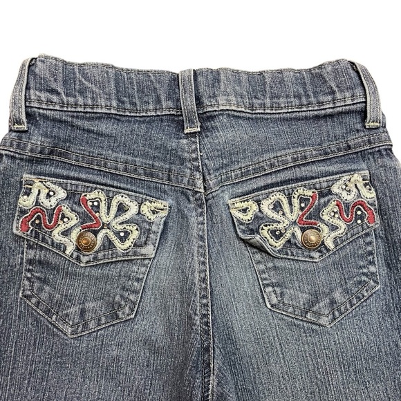 Girls Lee Flare Western Jeans - Picture 6 of 8